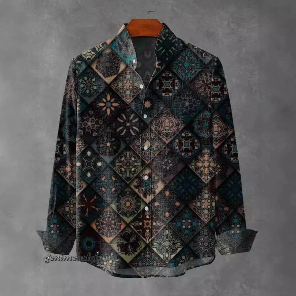 

Мужская летняя повседневная льняная рубашка с короткими рукавами и принтом птиц, удобный, дышащий, модный мужской топ на пуговицах