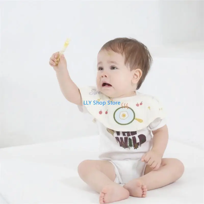 

T8UD Baby Bandana Drool Bibs 360 Bibs for Boys Girls Newborn Infant for Drooling