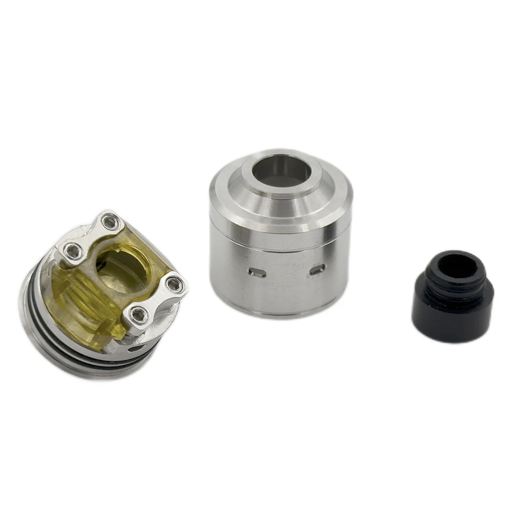 Citadel RDA 22 mm RDA mit 510 BF Pin 316SS Delrin Drip Tip Zerstäuber, wiederaufbaubarer Squonk-Tank