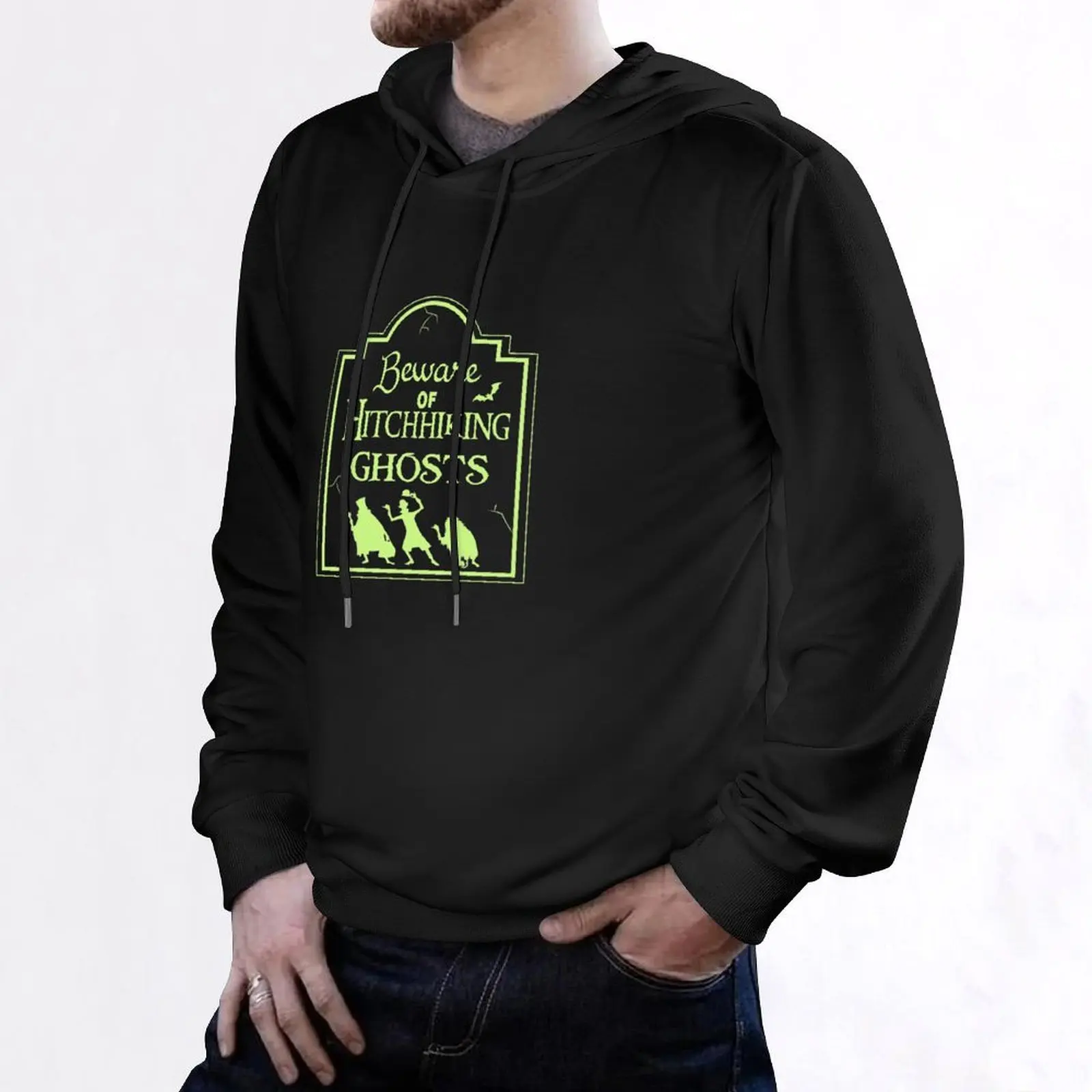 ระวังผีขี่รถ ฮู้ดดี้ฮาโลวีน เสื้อผ้าอนิเมะ เสื้อผ้าฤดูใบไม้ร่วงสไตล์เกาหลี เสื้อผ้าสไตล์ญี่ปุ่น เสื้อผ้าผู้ชาย ฮู้ดดี้โอเวอร์ไซส์