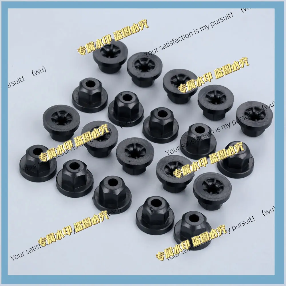 20Pcs 16131176747 Auto Car Plastic Body Nut Flange Clip Fit for Benz 0039900251 for BMW Car Clips Accessories