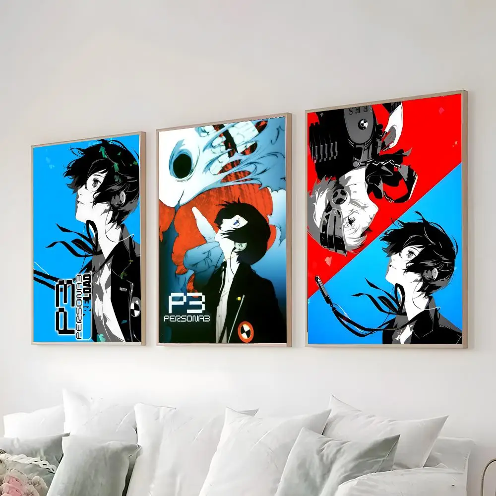 P-Persona 3 Reload Poster High-definition  poster stickers, suitable for bedroom, living room, home decoration