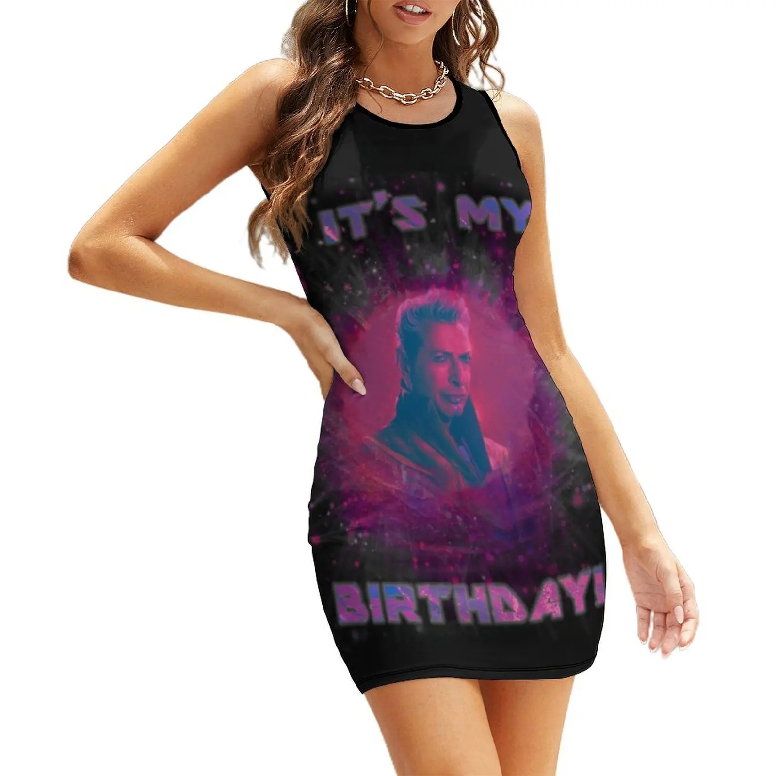 

Grandmaster - It's My Birthday! Sleeveless Sundress Women's summer dress Party dresses summer dress women 2025
