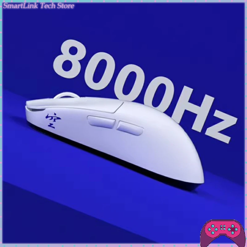 Mouse Gamer Sem Fio NINJUTSO Sora V2 2.4G, Suporte a Modo Duplo, 8000hz, Leve, para Jogos FPS, Esports, Escritório, Desktop e Laptop