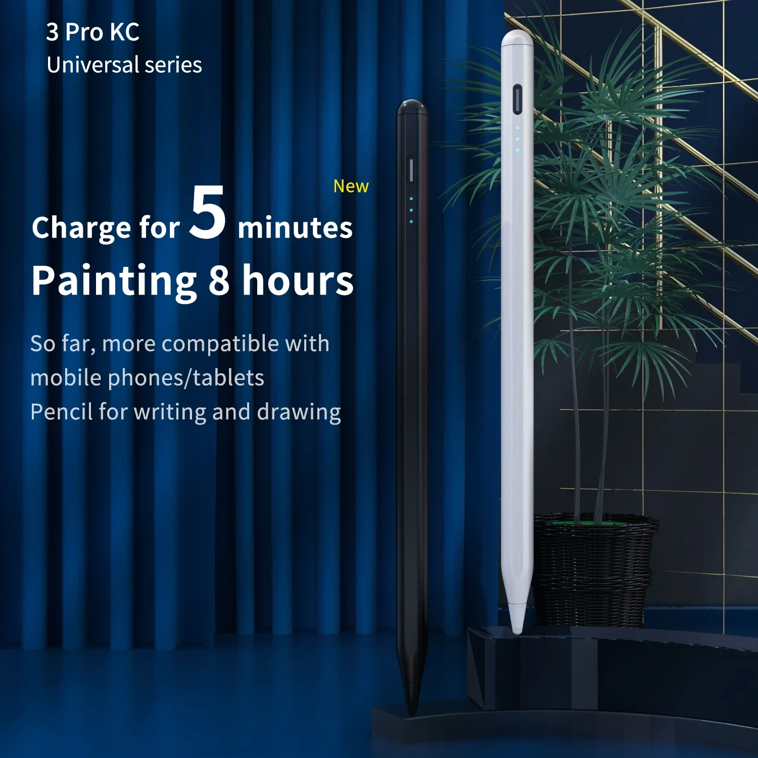 

Universal Stylus Pen Capacitive Touch Screen fast charging for Android and IOS Mobile phonetablet capacitive touch screen pen