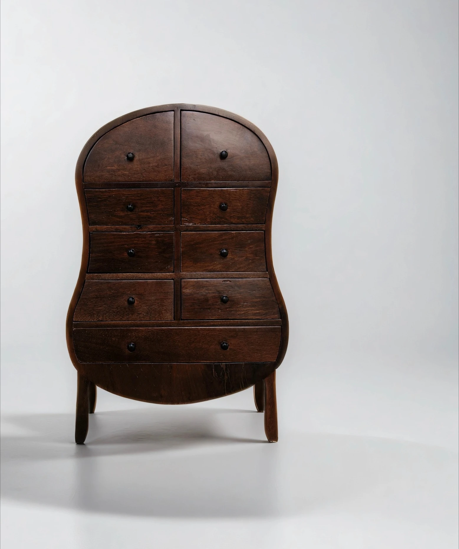 Ancient wood pocket gourd cabinet Solid wood retro style small cabinet