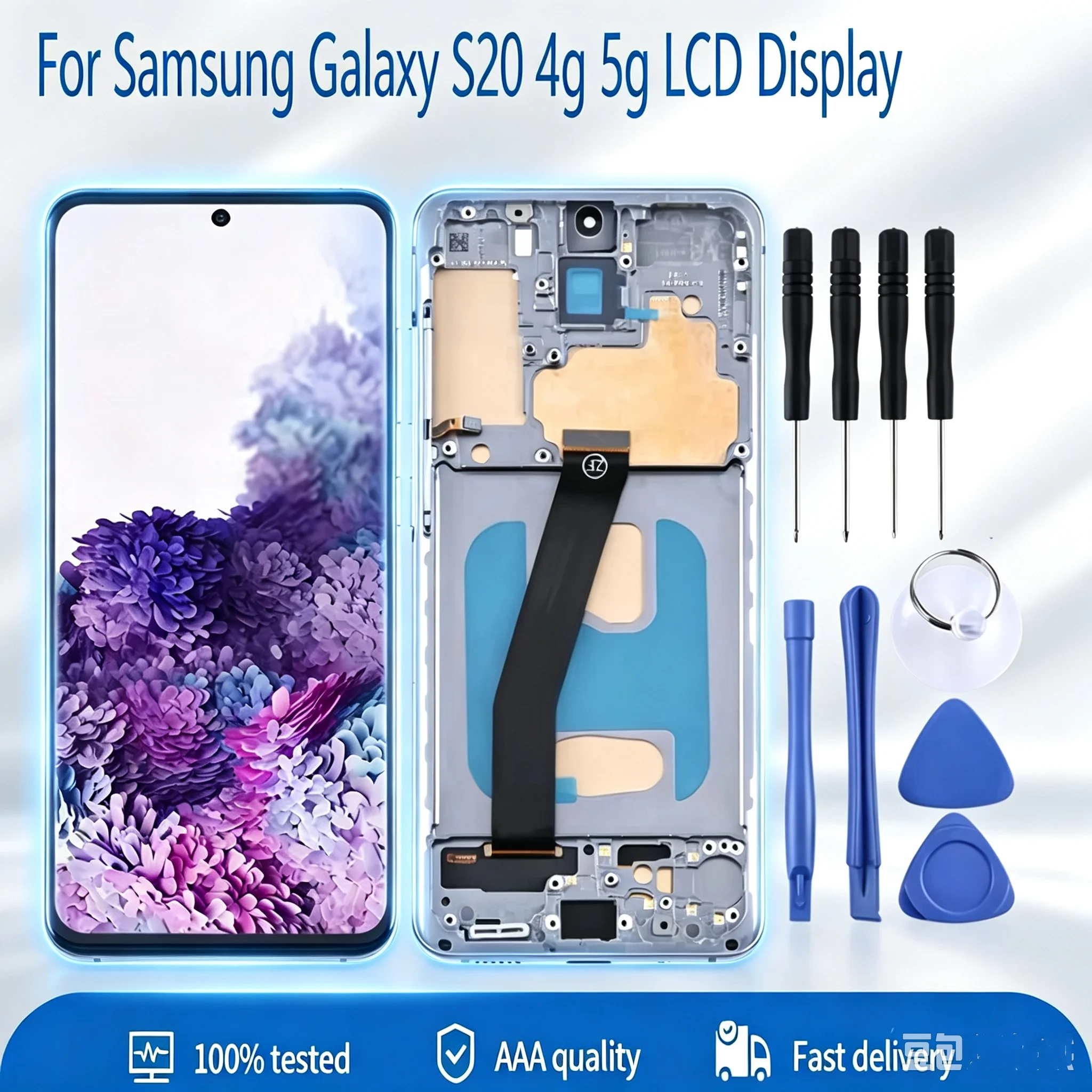 G980 G980F G981 G981F Super OLED Screen For Samsung Galaxy S20 4g 5g LCD Display Touch Screen Digitizer For Samsung S20 Display