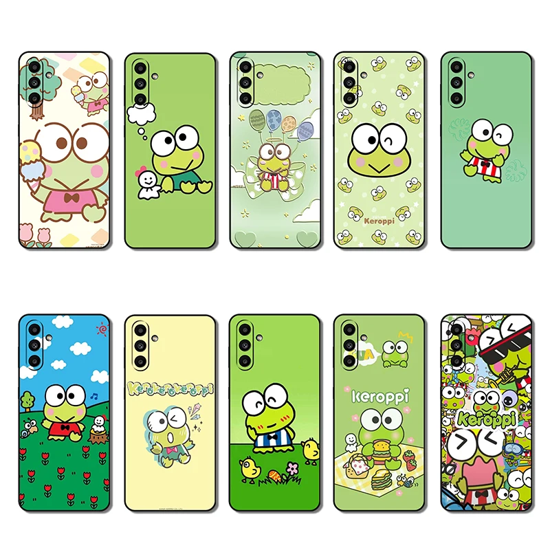 Samsung S21 S23 S24 FE Plus Ultra Kero Kero Keroppi Creative Design Soft Case Phone Case