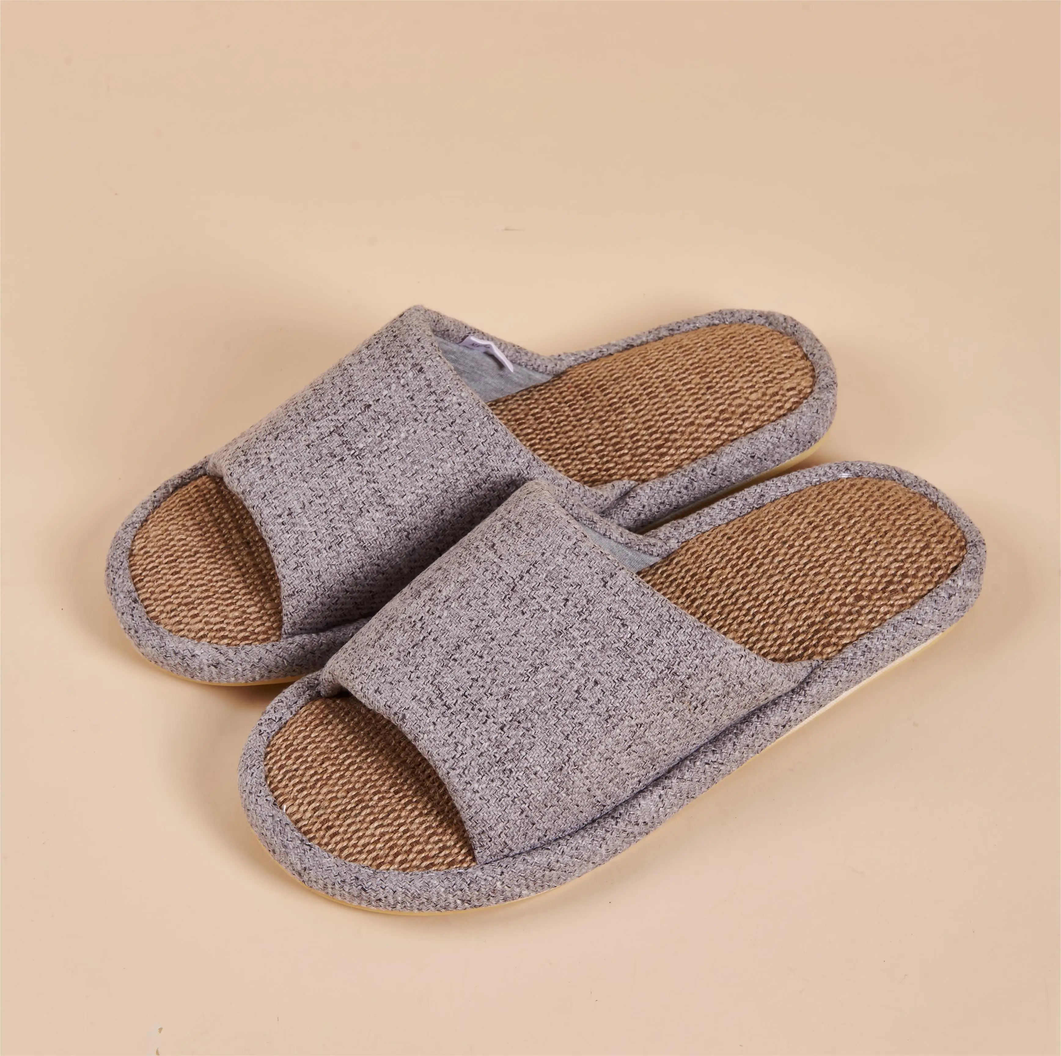 

Мужские тапочки, летние домашние нескользящие деревянные напольные бесшумные четырехсезонные тапочки