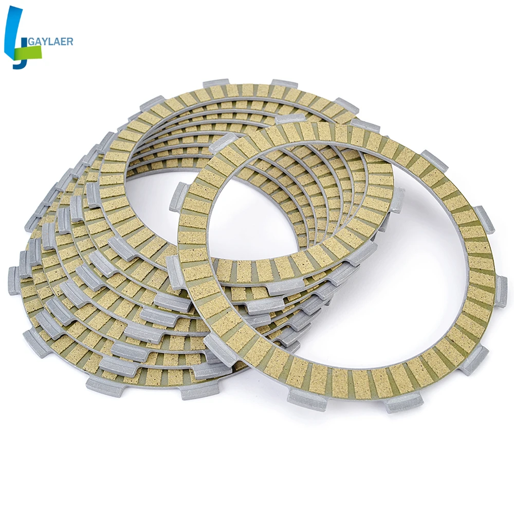 Clutch Friction Disc Plates for Suzuki DR750 DR650SE DR650  XF650 DR800 21441-49200 21441-31D00 8 For CCM 644 DS Supermoto R30