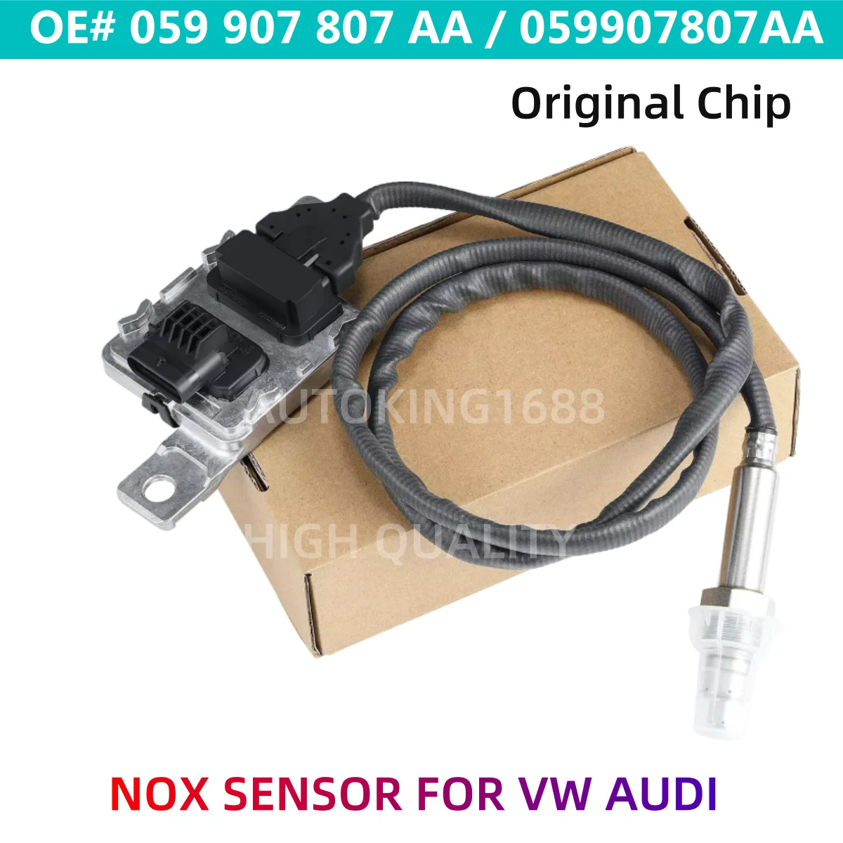 NOX Sensor Nitrogen Oxygen Sensor 059907807AA For VW Touareg Porsche Cayenne Q7 A6
