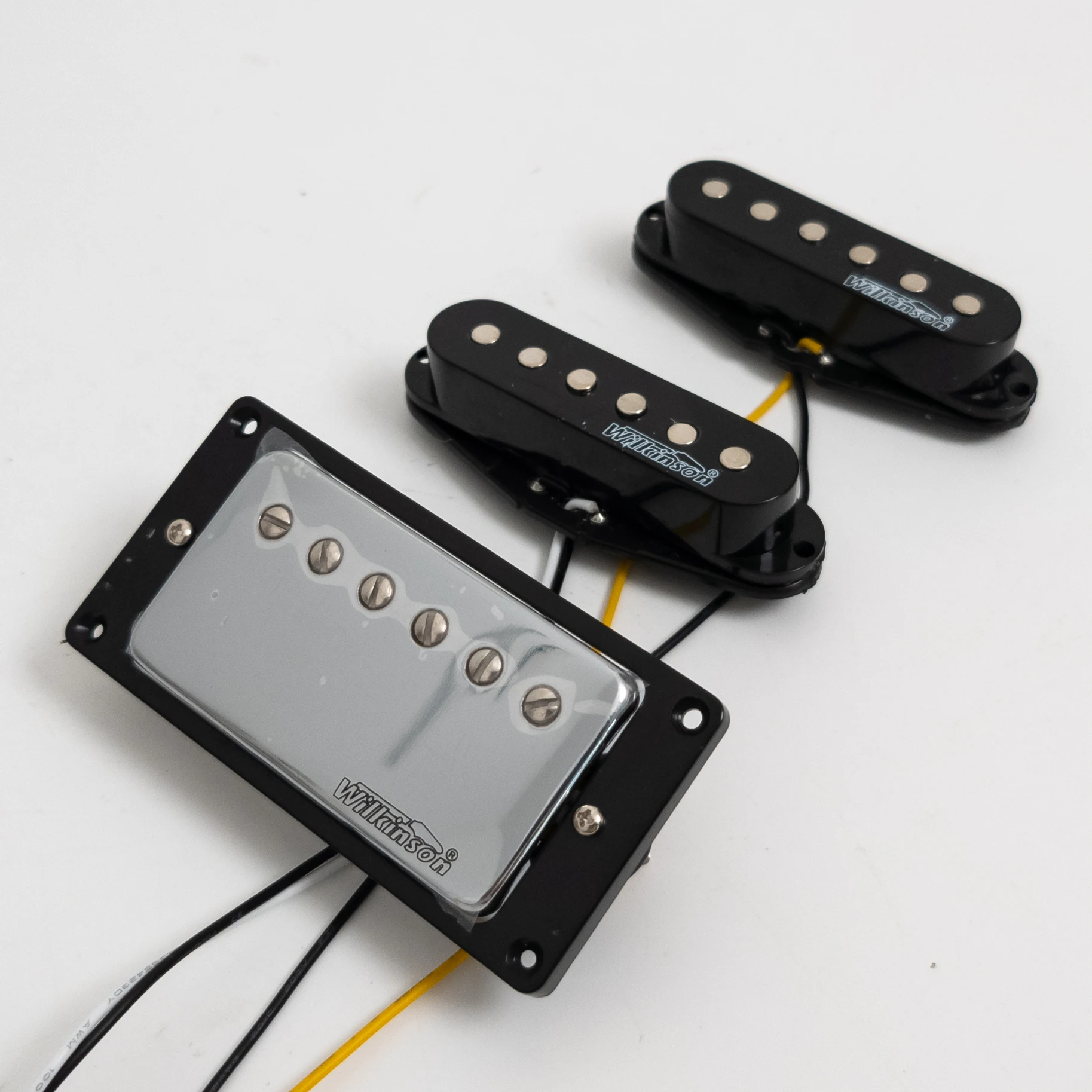 

Набор звукоснимателей Wilkinson SSH Humbucker 4C с керамическим магнитом для моста электрогитары ST Humbucker + набор звукоснимателей с одной катушкой