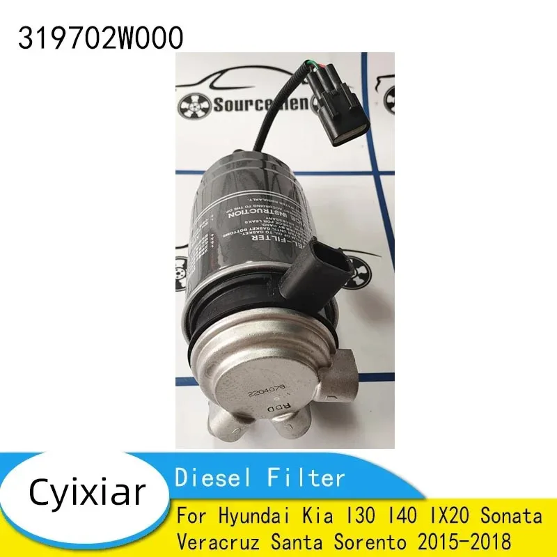 

Diesel Filter for Hyundai Kia I30 I40 IX20 Sonata Veracruz Santa Sorento 2015-2018 319702W000 31970-2W000