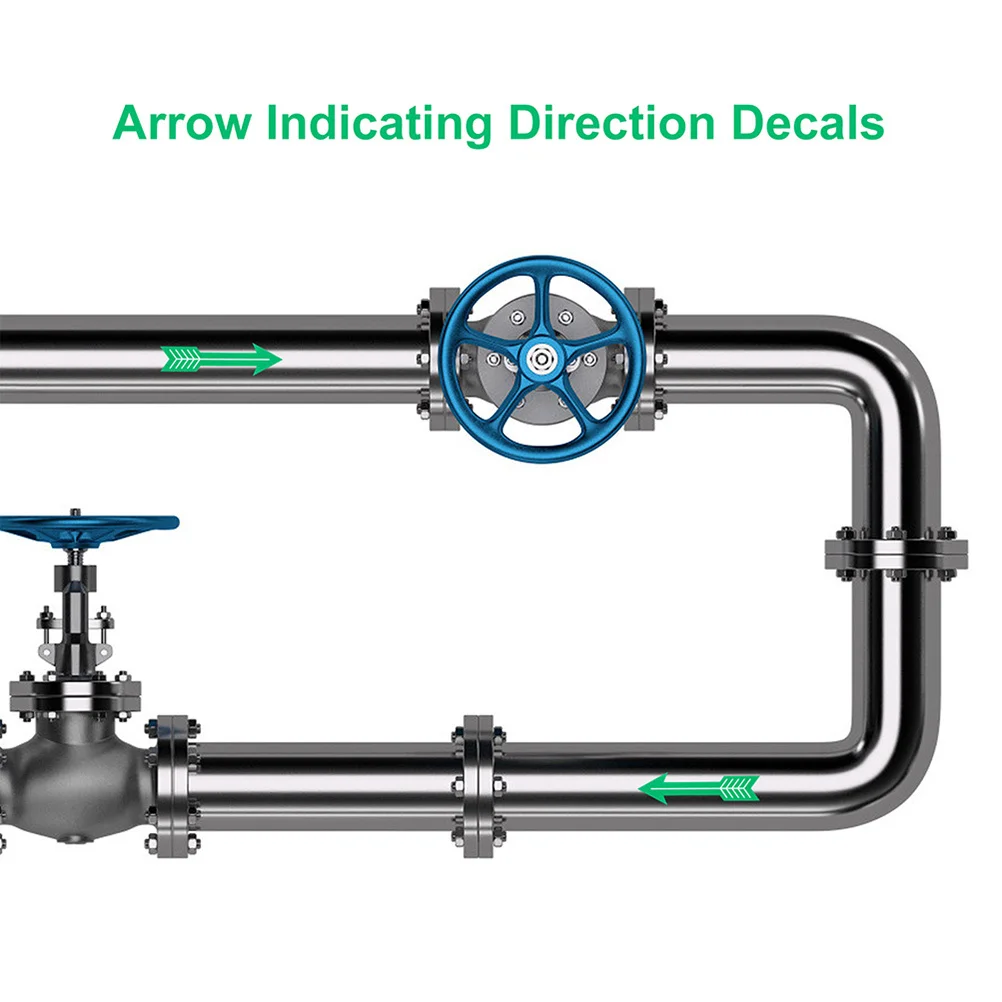 10 قطعة ملصقات السهم الاتجاهية الطابق بمناسبة الشارات للمعدات إشارة تسميات لاصقة الفصول الدراسية علامات المرور #2