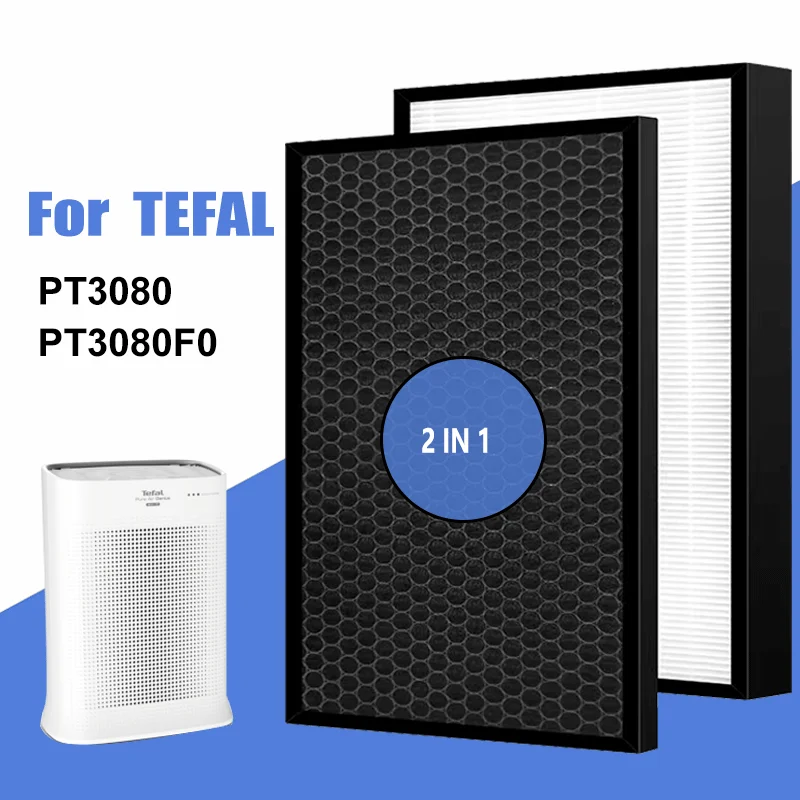 

Filter 2 in 1 Charcoal + Hepa XD6231F0 for TEFAL Pure Air Genius PT3080 Air Purifier (Product Reference: PT3080F0)