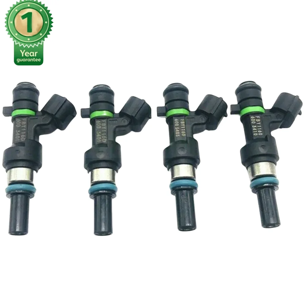 

4PCS Fuel Injectors 16600ED000 FBY1160 4G2173 1580931 16600-ED000 For Nissan Tiida NV200 Livina Versa