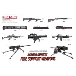 DRAGON 3808 1/35 Modern Infantry Fire Support Weapons - Scale Model Kit