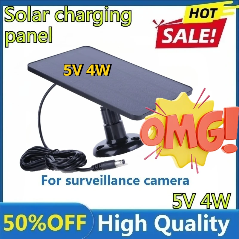 

For Arlo Pro 5S 2K, Pro 4, Pro 3, Floodlight, Ultra 2, Ultra, and Go 2 Cameras,IP66 Waterproof 4W 5V Solar Panel
