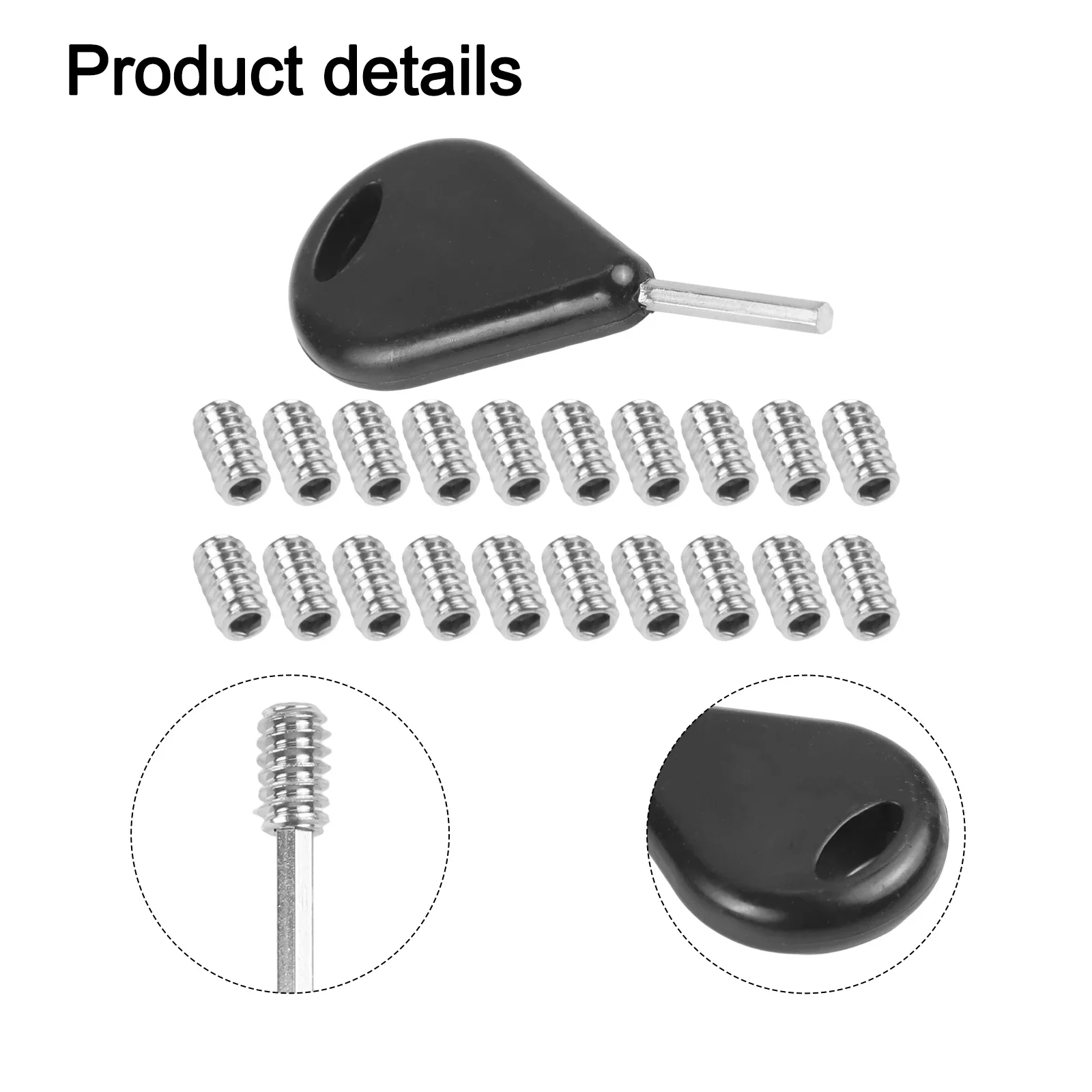 Stainless Steel Screws Surfing Accessories Package Quantity Of 20 Screws Screw Specification 3 16-24*8inch For Surfboards