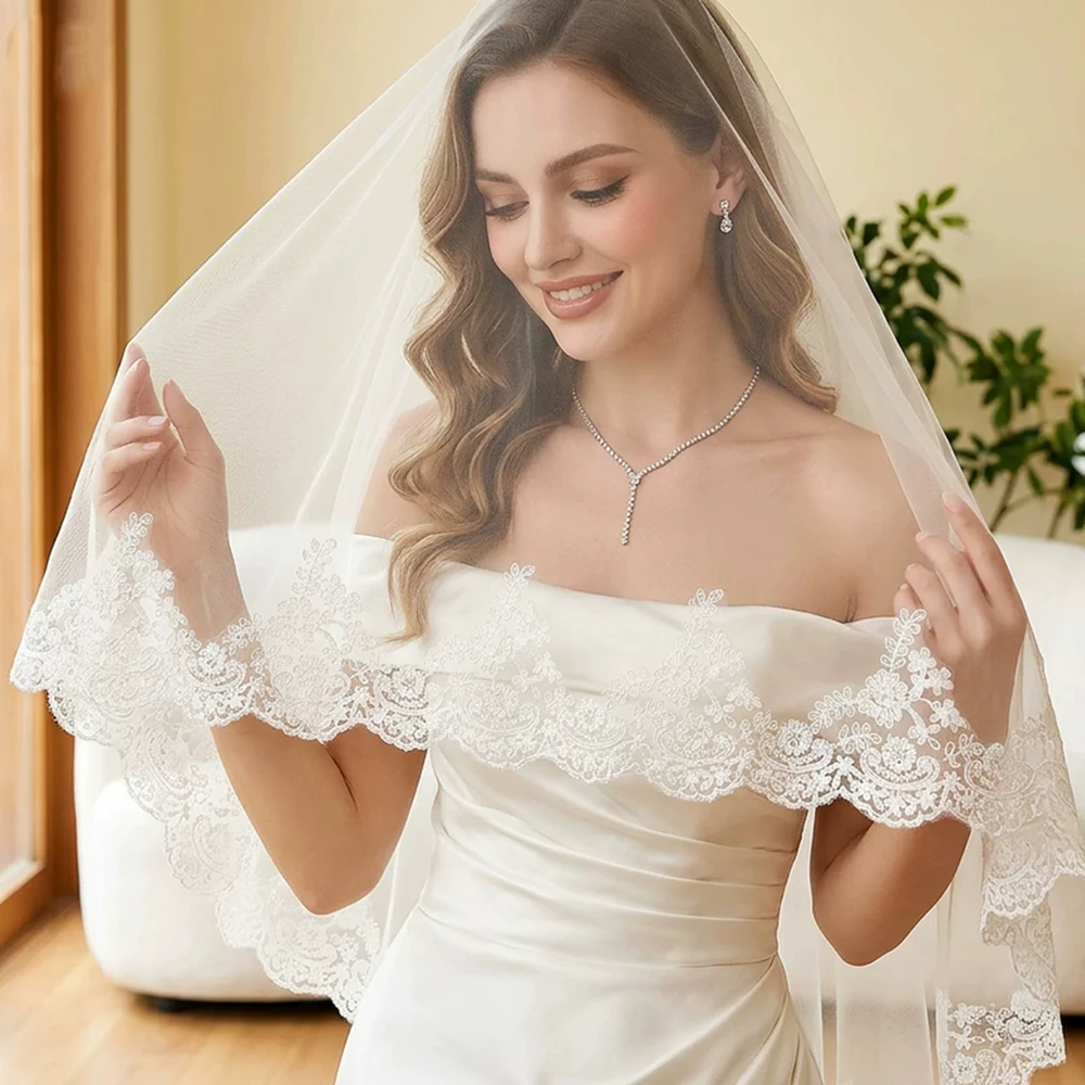 Thumbnail 2 - #31 Latest Bridal Veil Accessory Offers