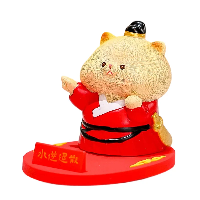 Креативная подставка для телефона с милым питомцем Meow Meow, украшение для офиса, ленивый планшет, украшение для рабочего стола для iPhone 17 16, держатель для телефона