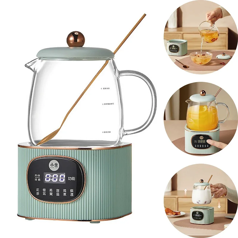 

400ml Split Electric Kettle Tea Maker Portable Travel Electric Cup Multifunctional Office Electric Stew Cup Health Kettle 220V