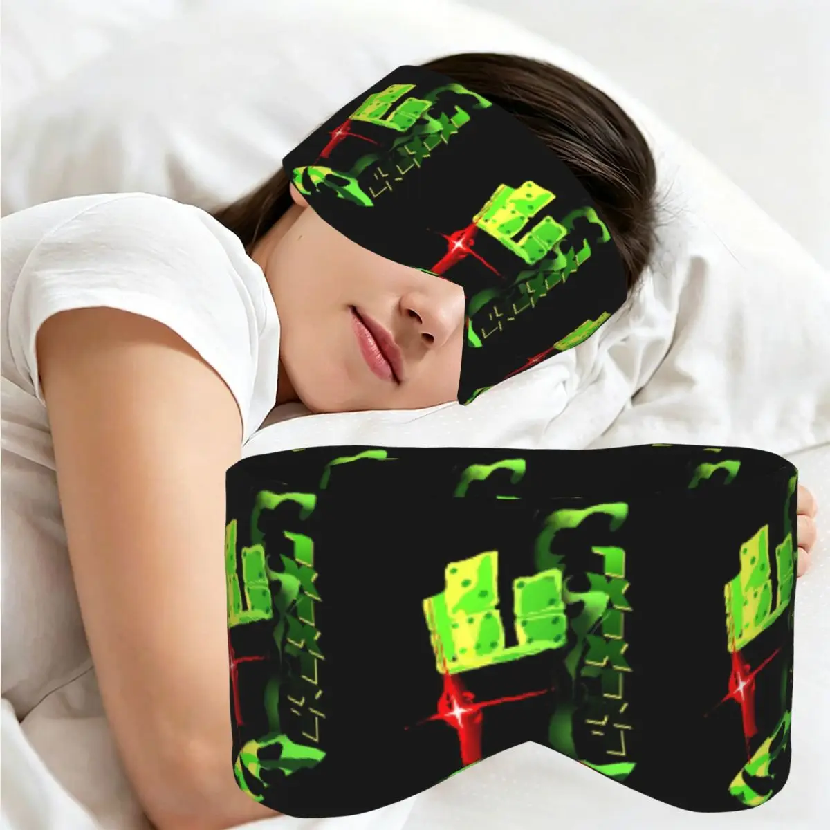 Forsaken 1x1x1x1 Headshot sleep eye mask Light Blocking Portable Eye Cover for Girls Boys Travel Party Gift Eyeshade eyepatch
