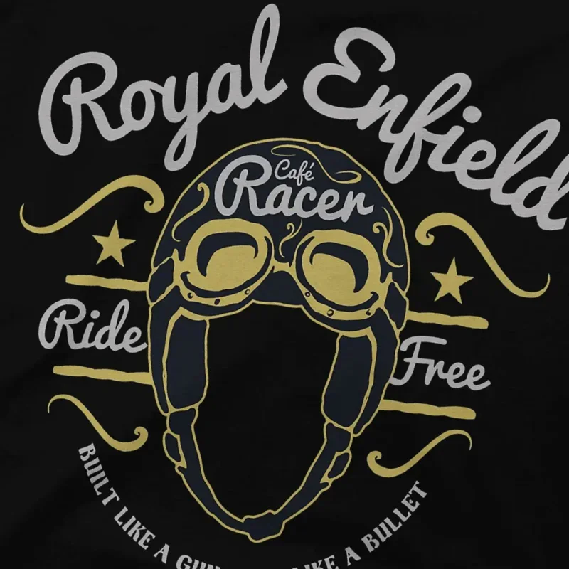 Royal Enfields Cafe Racer Special TShirt One of British Retro Motorcycles Casual T Shirt Newest Stuff For Men Women