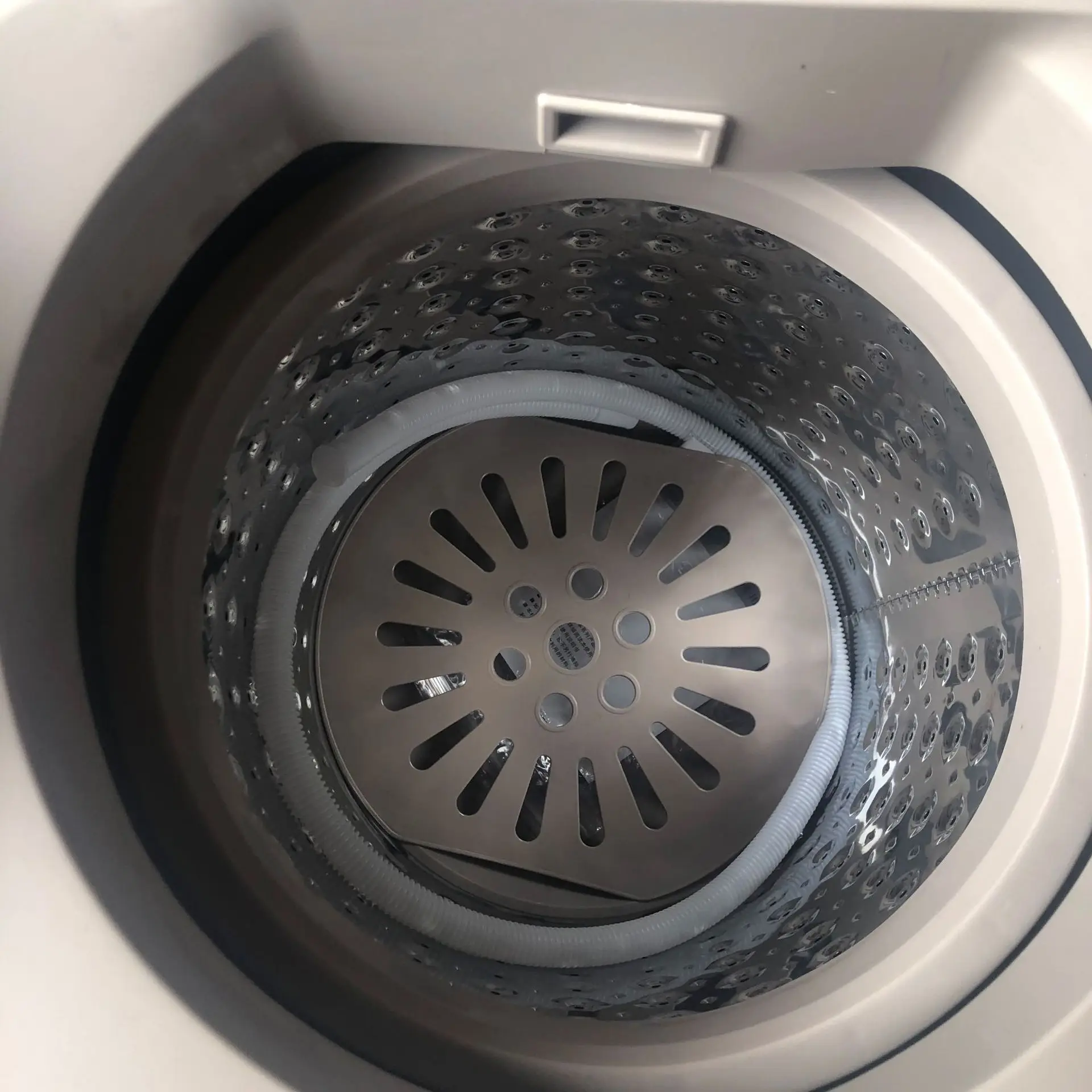 세탁 및 건조 15kg 대용량 이중 스틸 세탁기 가정용 반자동 이중 드럼 세탁기