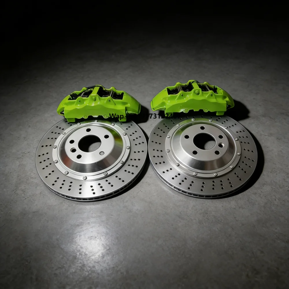 

Brake System Upgrade Green Brake Big 6 Piston 4 Piston Brake Caliper Kit Set for Car Tuning for S3 S4 S5 S6 S7 S8 Series