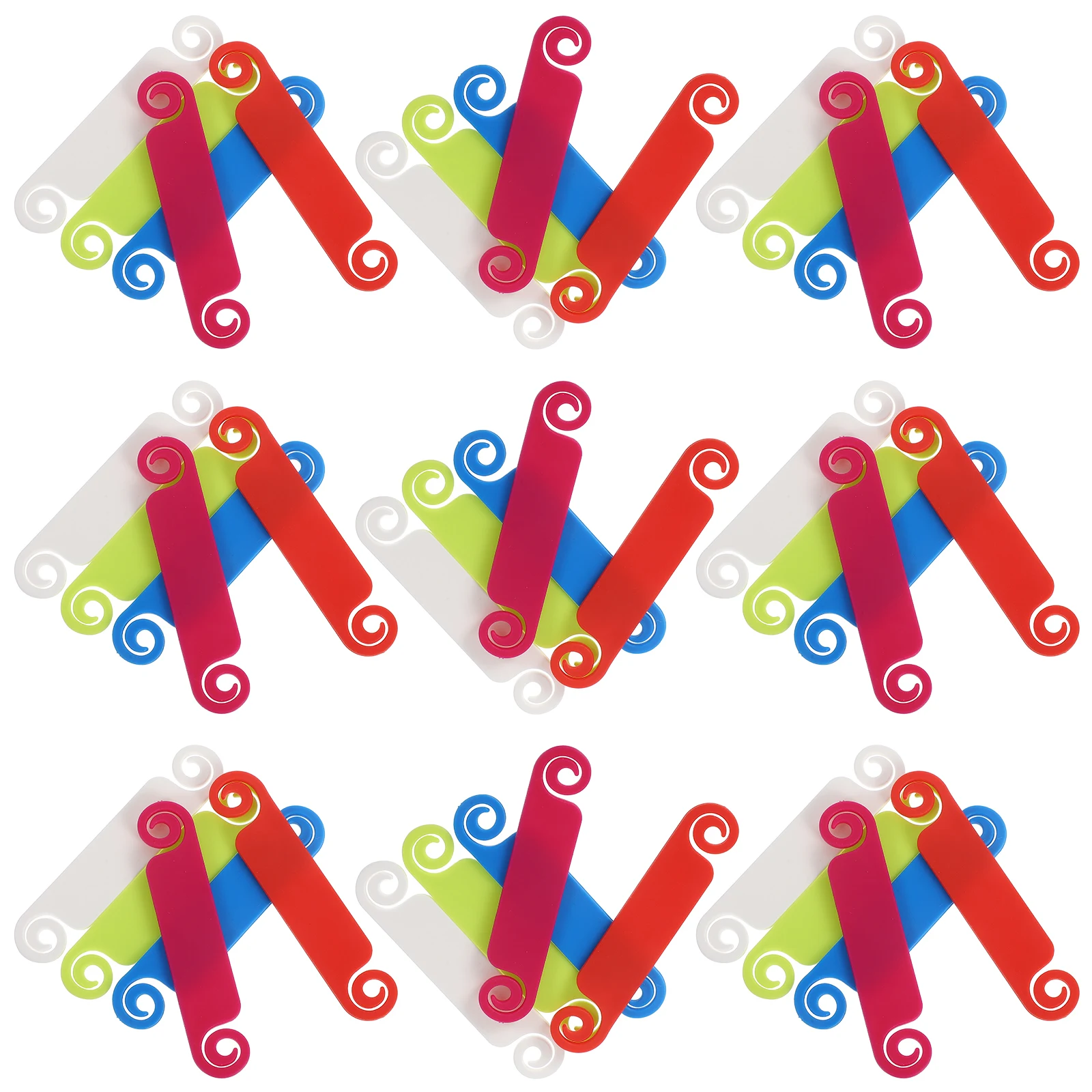 

50 Pcs Cable Buckle Labels Waterproof Multicolor Wire Management Tags for Data Cables Identification