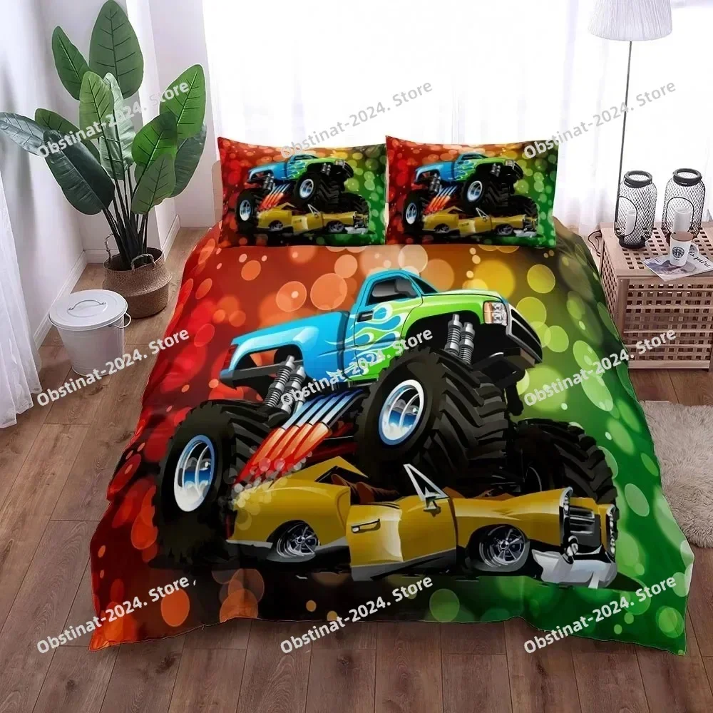 2025 Top Fashion Car Racing 3d Bedding Set King Queen Double Full Twin Single Size Duvet Cover Pillow Case Bed Linen Set