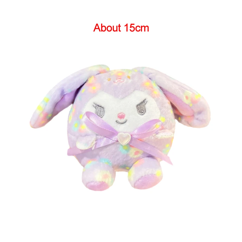 Sanrio Knuffels Cinnamoroll Kuromi My Melodie Anime Schattige Plushie Sleutelhanger Cartoon Knuffel Voor Kinderen Meisjes Cadeau