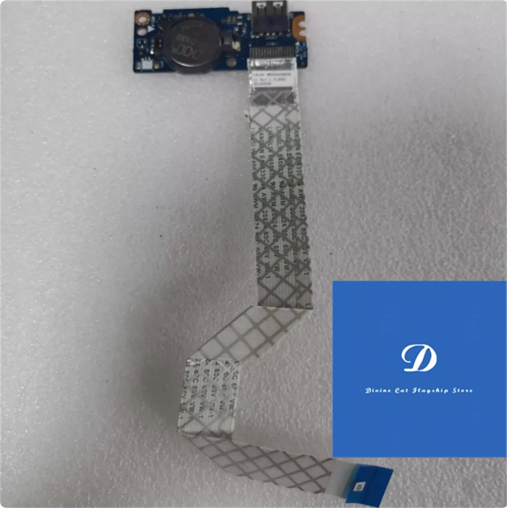 

Для Dell Inspiron 5570 5575 LS-F111P 0VM6W3 USB-интерфейсная плата с кабелем