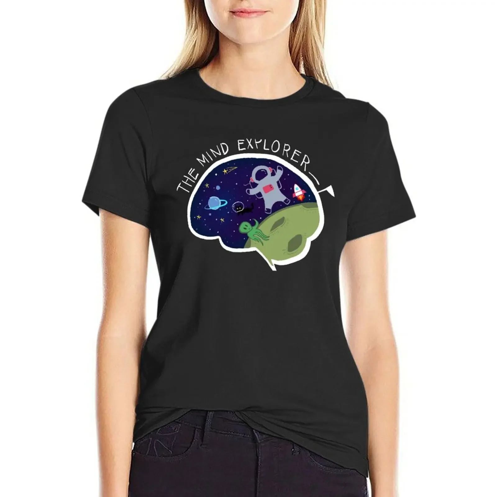 

You Are The Mind Explorer T-Shirt vintage clothes anime clothes customs oversized workout shirts for Women