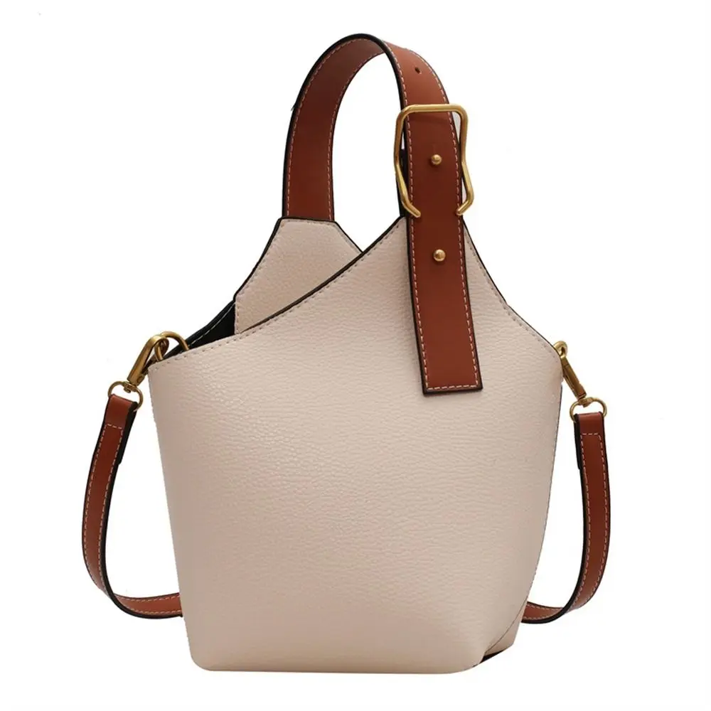 Franse Messenger Bag Vrouwen Crossbody Tas Mobiele Telefoon Tas Emmer Tas Dames Handtas Pu Lederen Handtas Schoudertas