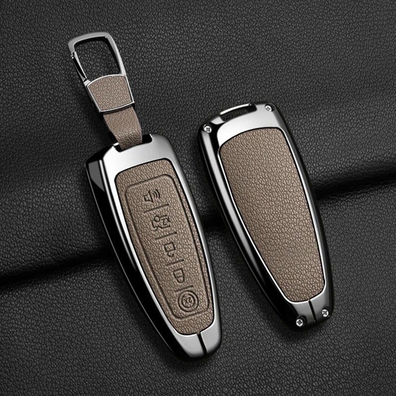 

Car Key Case Cover for Lincoln MKS MKT MKX MKZ Navigator For Ford Escape Focus Taurus Flex Edge Explorer Zinc Alloy Shell