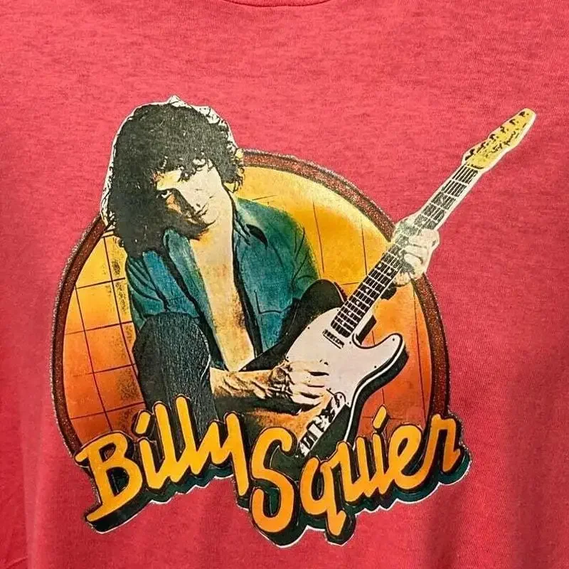 Camiseta con calcomanía de Billy Squier, tallas S a 5Xl
