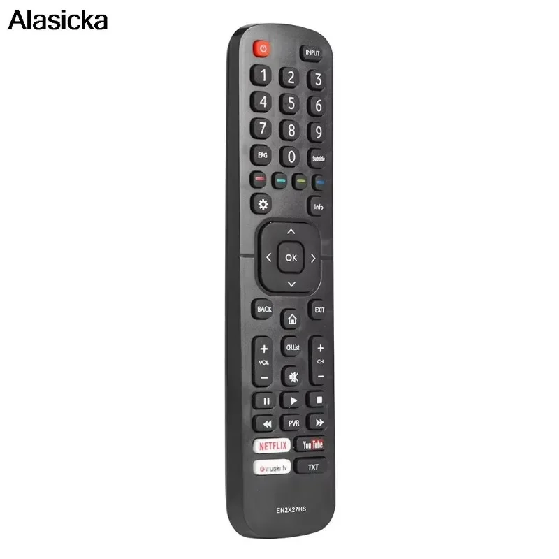 Universal IR TV Remote Control EN2X27HS for HISENSE Smart TV H55M3300 H50M3300 H49M3000 H49M2600 H43MEC3050 H75M7900 H65M7000