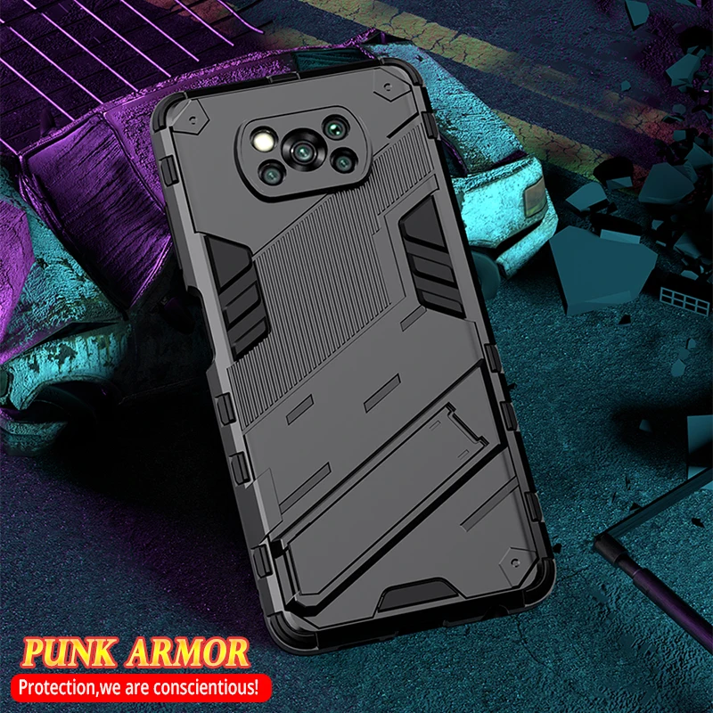 Case For Xiaomi Poco F2 F3 X3 NFC M3 Note 10 10S 9T 9S 9 Pro Max 4G 5G All-inclusive Camera Armor Shock Proof Phone Cover