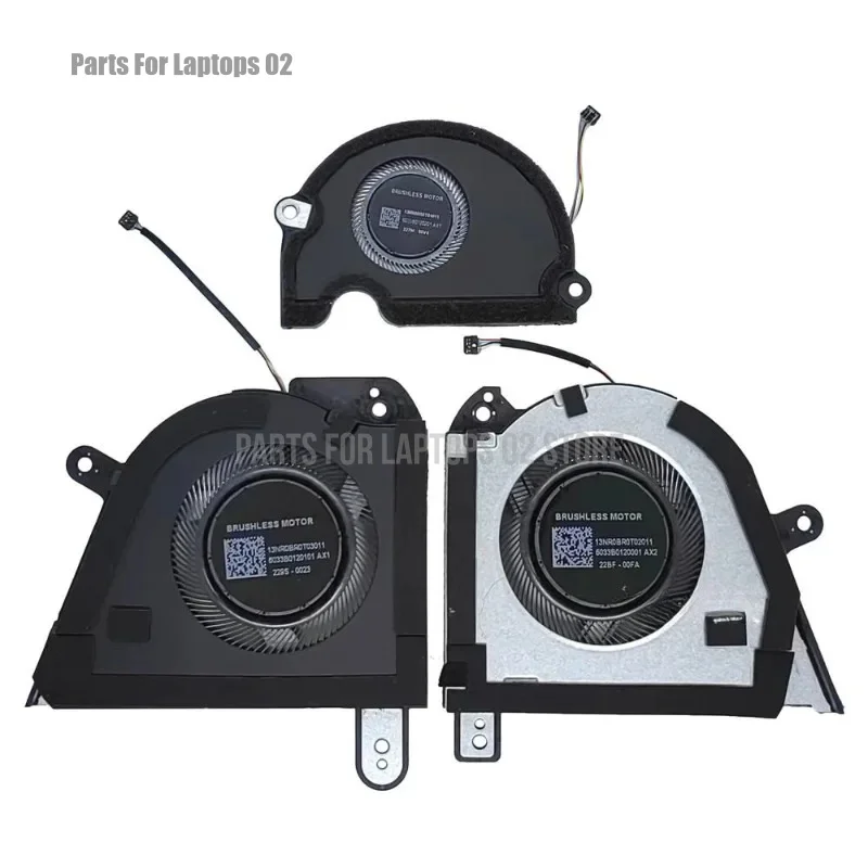 L+new original CPU+GPU Cooling Fan Replacement for Asus ROG Zephyrus M16 2023 GU604 GU604VY VI series