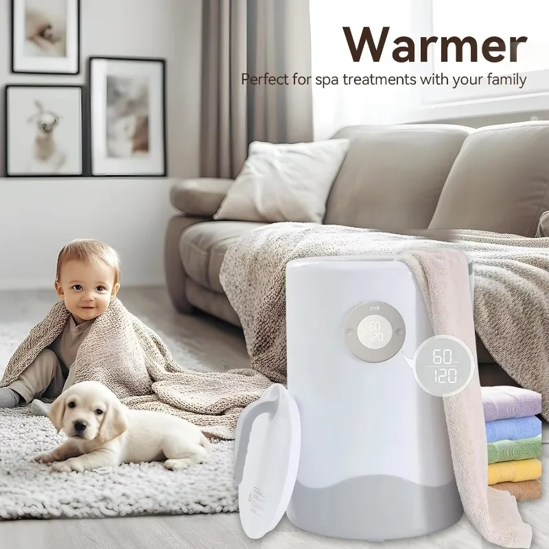 towel warmers 20L Big Volume Electric Towel Heater Bathroom Salon Fast Thermal Towel Warmer Bucket with Timer Adjustable Disinfe