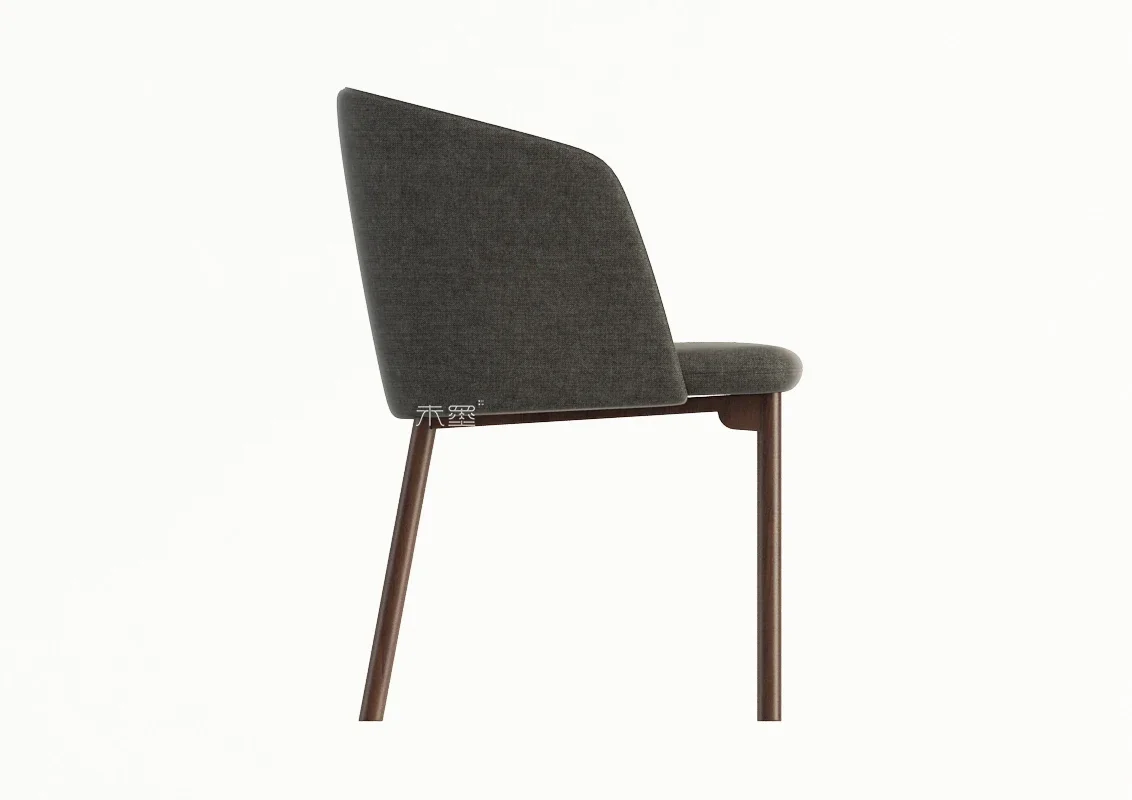 for Unique Design Comfortable Teak Wood Chair Leisure Wooden ArmChair Living Room Fabric Chair
