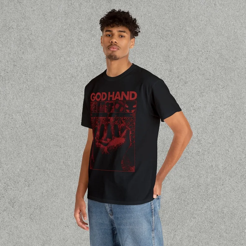 Berserk Shirt - Berserk Manga, Anime Tee - God Hand Merch - Berserk Villian Vintage Unisex Manga T-Shirt