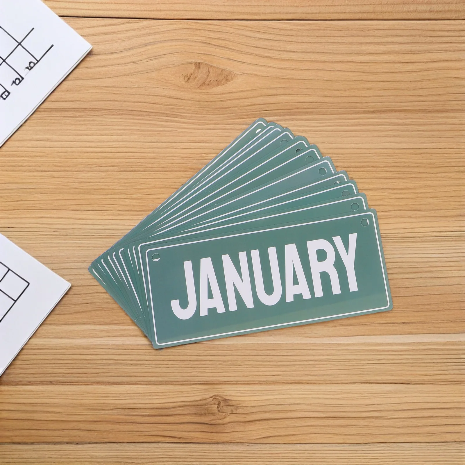 

1Set Boho Flip Calendar 2025-2028 Classroom Bulletin Board Set Date Cards Elementary Preschool Decorative Interactive