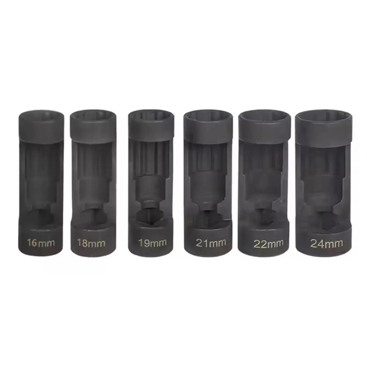 MALL Strut Nut Socket Tool Set 16/18/19/21/22/24mm with 12 Point 1/2