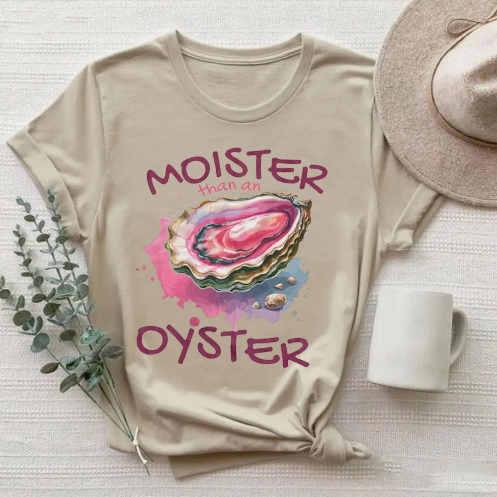 굴보다 촉촉한 셔츠 재미있는 그래픽 티셔츠 레트로 트렌디 스웨트셔츠 유머 밈 탑 유니섹스 90년대 선물 티셔츠