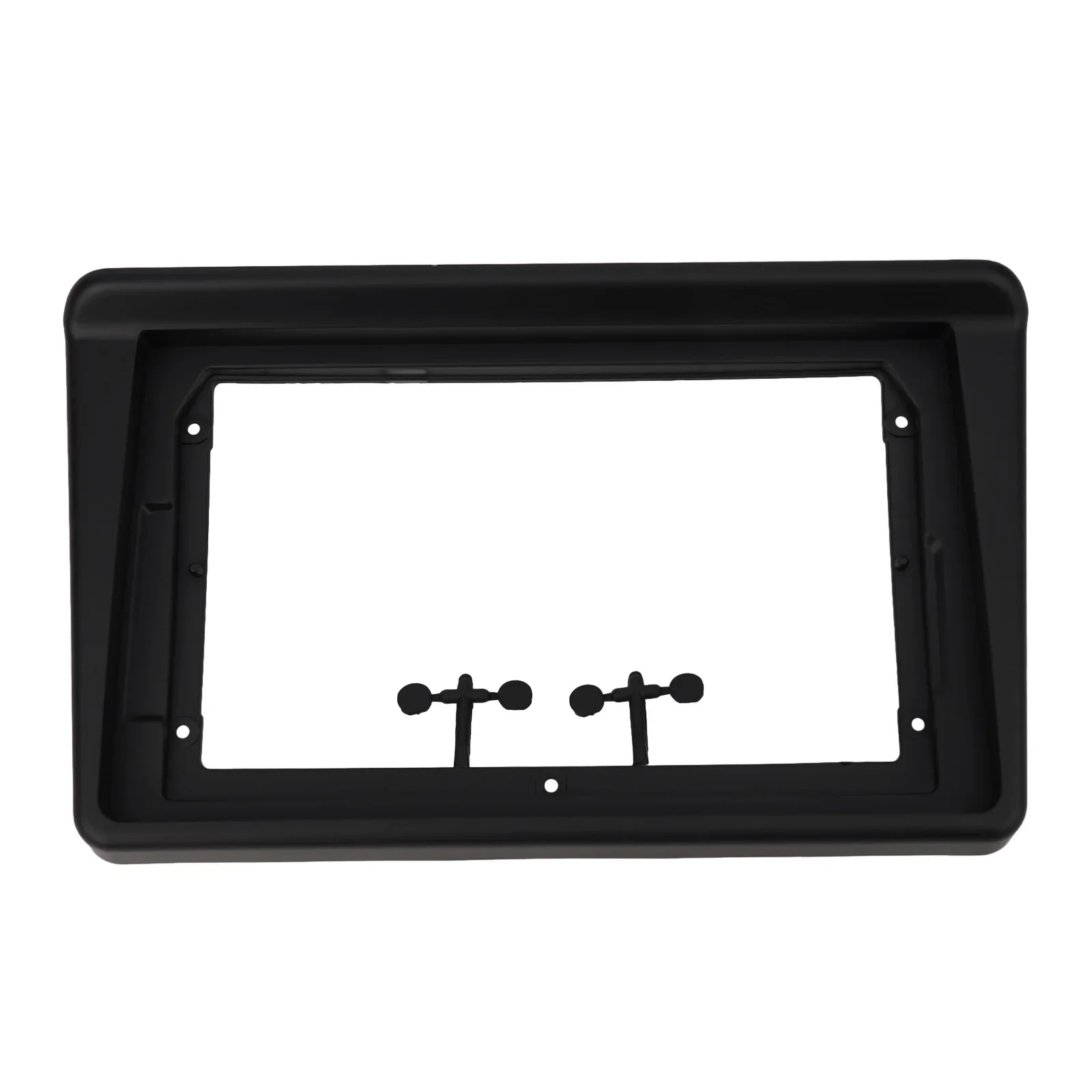 5) Car Radio Frame Panel Fascia for Mitsubishi Pajero Montero V31 Cheetah Kingbox Direct Replacement Black Color