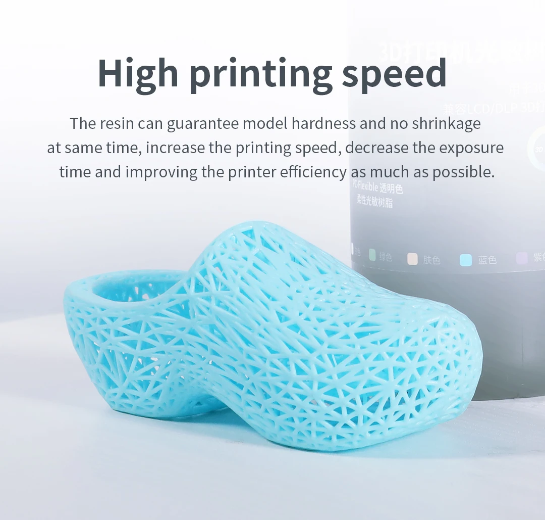 

A1/A2 PC-Flexible Flexible Resins 3d Printings 405nm Uv Resins Curing Light Resinss Odontologicas for 3d Printer 1000g
