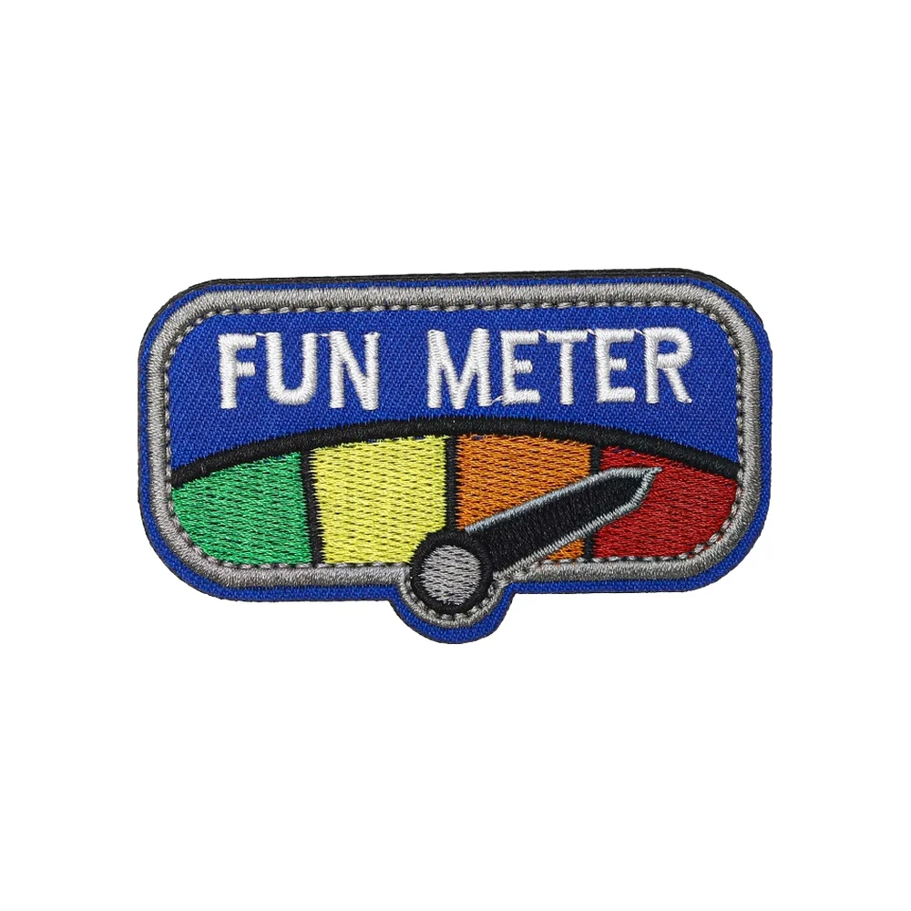 Fun Meter – Der ultimative Velcro-Aufnäher für individuelle Styling- und Funktionskombinationen